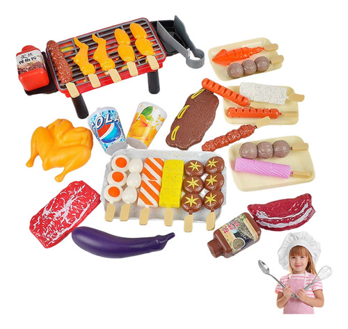 Kit De Juguetes De Cocina De Comida Elementos Para Niños