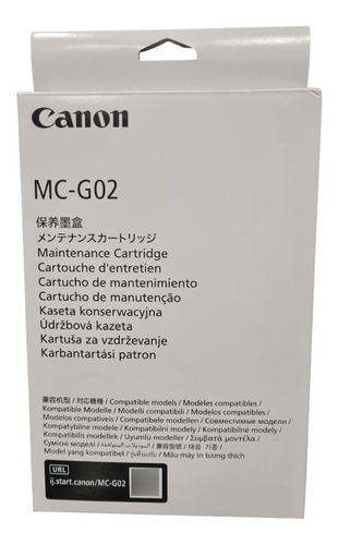 Cartucho De Mantenimiento Mc-g02 Para Canon  G2160, G3160