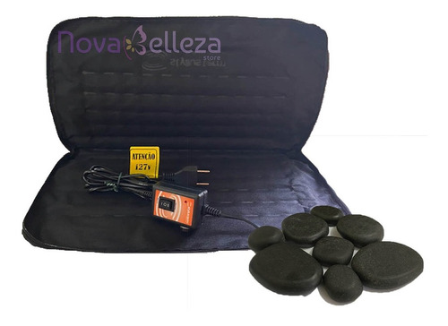 Kit Para Massagens Com Pedras Quentes Vulcânicas