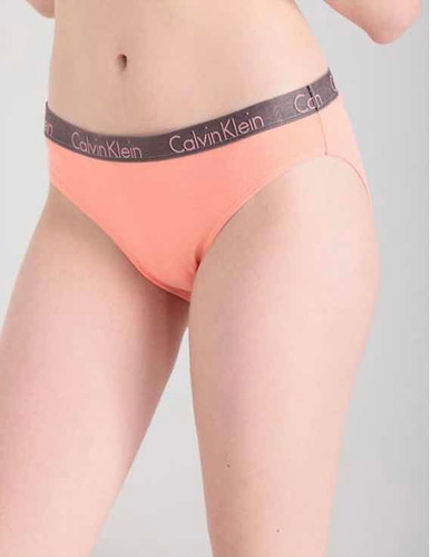 Calvin Klein Panty Color Salmon Con Logo Original