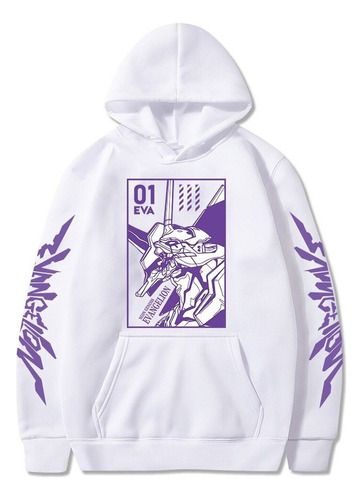 Anime Evangelion 01 Eva Sudaderas Hombre Mujer Manga Unisex