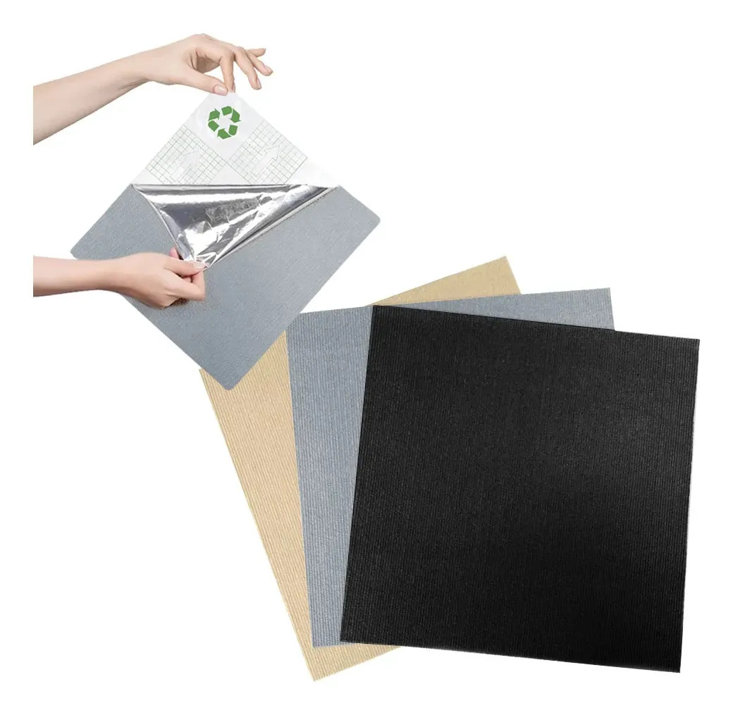 Arranhador Adesivo Para Gato 50x50cm Protetor Sofa Cama Box Preto
