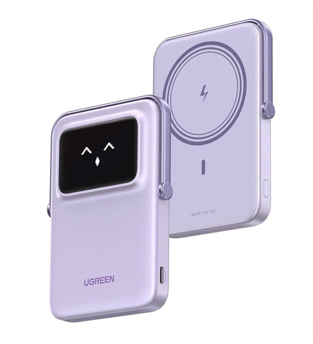 Ugreen Powerbank Magsafe 5000mah Carga Rápida 15w Púrpura