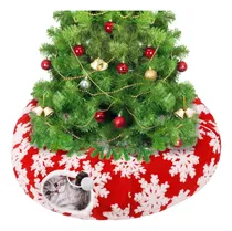 Comprar Túnel Para Gato Navideño Suave Y Cálido De 120cmx60cm Decora
