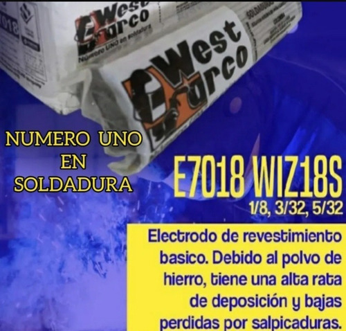 Electrodo Westarco E-7018 De 1/8 