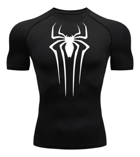 Camisa De Manga Corta Spider Man Ropa Deportiva Para Hombre