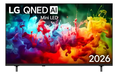Smart TV 4K 55" LG QNED Mini LED AI QNED70 2026 Processador α7 Ge...