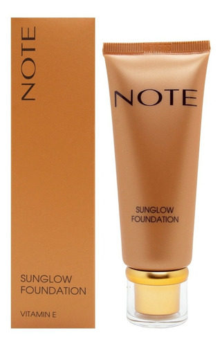 Note Sunglow Foundation Base Bronceadora Vegana Maquillaje