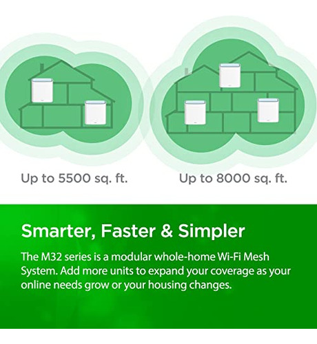 Sistema Wifi 6 En Malla D-link Eagle Pro Ai Ax3200- Pack De