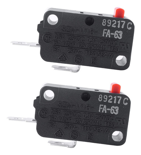 2 Microinterruptor Para Horno Microonda Ge Szm-v16-fa-63 LG