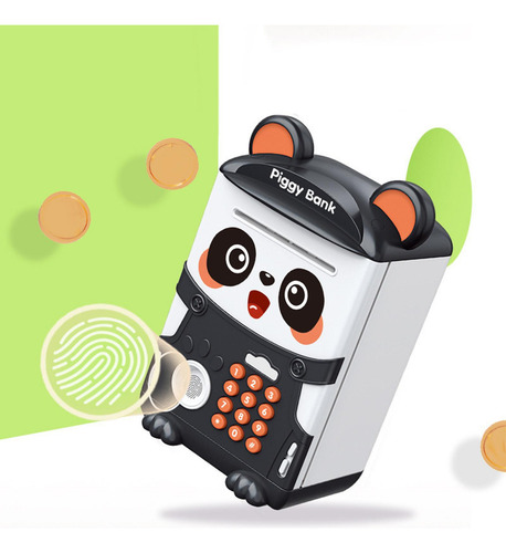 Wfl Panda Piggy Bank Caja De Dinero De Desplazamiento