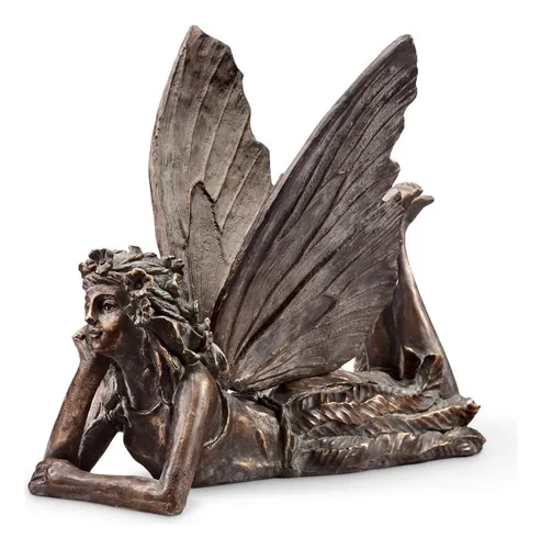 Estatua Jardin Hada Reposo