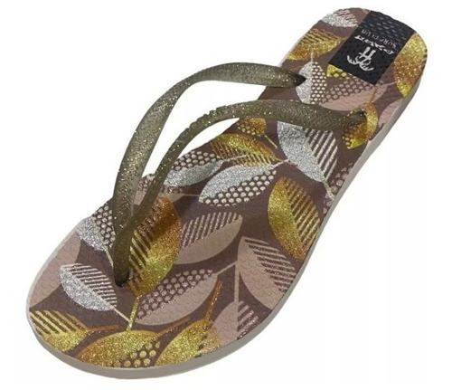 Imagen 1 de 6 de Ojotas Mujer Hawaiian Risca Natación Pileta Playa Cool Beach
