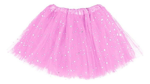 Tutu Con Brillo Para Nena Talle Unico 