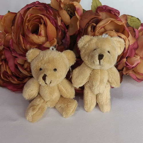 30 Lembrancinhas Chaveiros Ursinho - Urso Pelúcia 9cm Bege