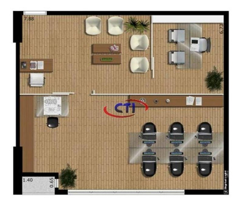 Sala Comercial À Venda, Centro, São Bernardo Do Campo. - Sa0002