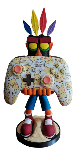 Combo Soportes Para Control O Celular Crash Bandicoot