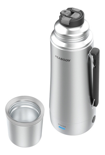 Termo Electrico Peabody Silver Acero Inoxidable