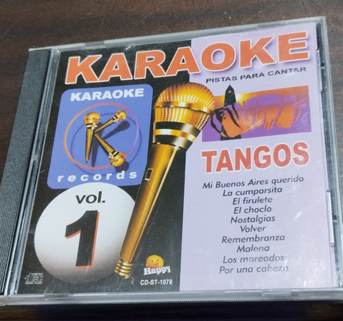 Karaoke Cd Tangos Pista Para Cantar Vol 1