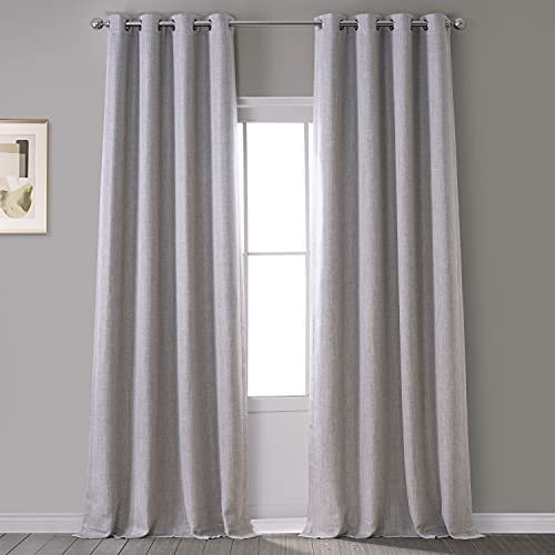 Hpd Half Price Drapes Boch-ln1858-120-gr - Cortina De Lino S