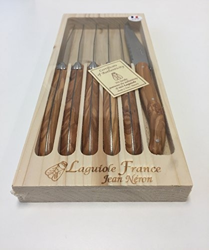 Neron Coutellerie Laguiole Set De 6 Piezas De Cuchillos De C