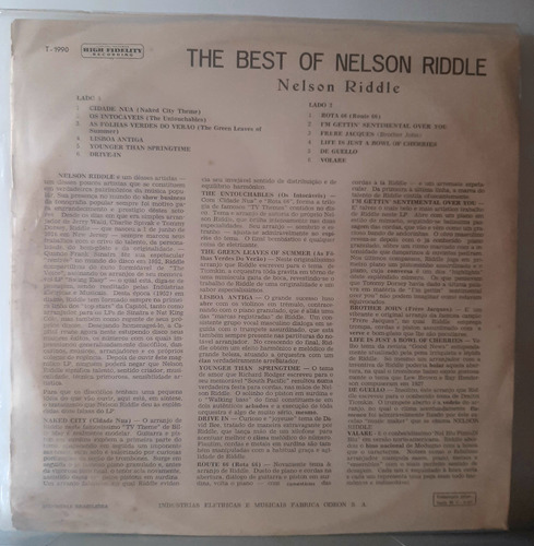 Lp The Best Of Nelson Riddle (Usado)
