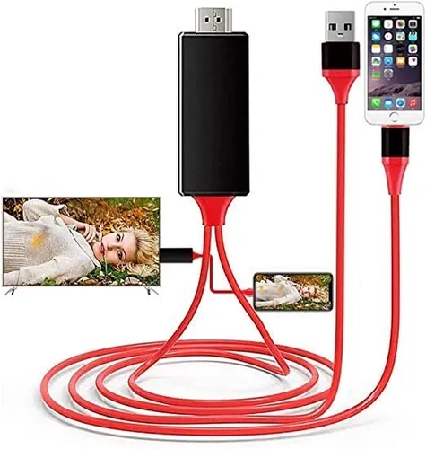 Cable Adaptador Hdmi 2mts Para iPhone iPad Lightning Cuotas sin