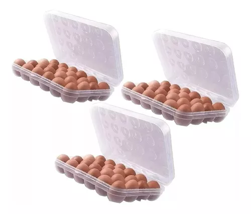 GENERICO Huevera Plasticas Caja Plastica 24 Huevos Hueveras Plasticas