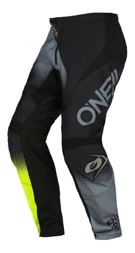 Element Racewear Pant Black/gray/neon Yellow