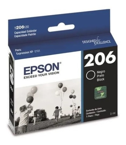 Epson Cartucho 206 Negro Xp-2101 