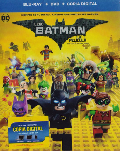 Lego Batman La Pelicula Blu-ray + Dvd + Dig