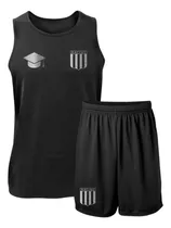 Comprar Conjunto Deportivo Musculosa Y Short Racing Club Plata Ddd