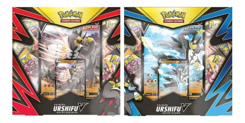 Pokémon Box Urshifu V - Golpe Decisivo + Golpe Fluido Copag