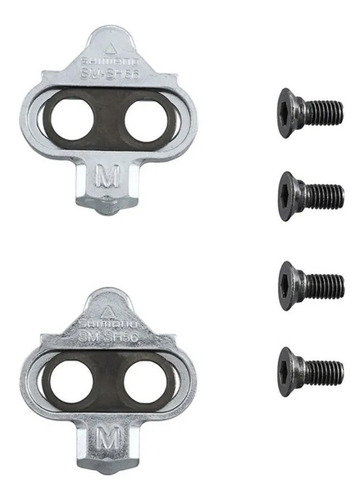 Imagem 2 de 4 de Par Tacos Pedal Clip Shimano Sm-sh56 Spd Cleat Set