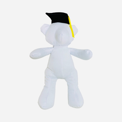 Oso De Graduación Para Firmas Personalizado Blanco