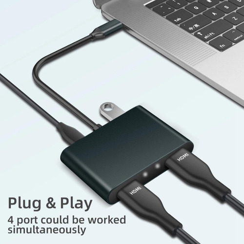 Imagem 5 de 7 de Usb-c Para Hdmi Adaptador 4k 30hz Cabo Para Pro 2018/2017