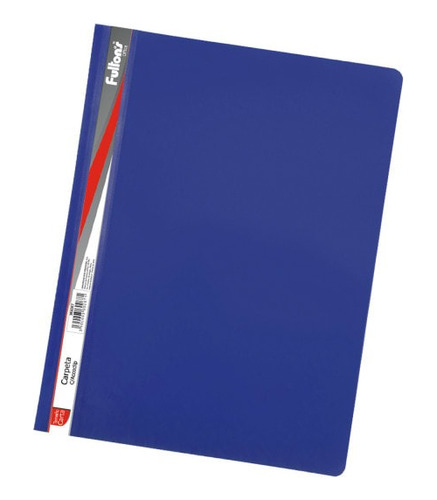 Carpeta C/accoclip Carta Vinil Azul X 3 Unidades Fultons