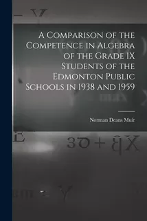 Libro A Comparison Of The Competence In Algebra Of The Gr...