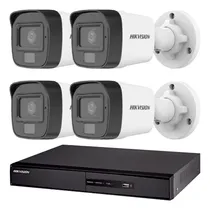 Comprar Kit 4 Camaras Seguridad Hikvision Con Audio !! 1080p 2mp M3k