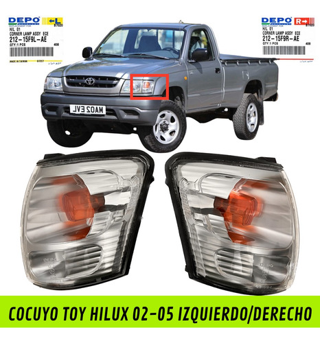 Cocuyo Toyota Hilux 02-05 Der/izq Original Depo Nuevo 