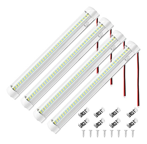 Barra De Luz Led Interior De 12 V, Tira De 108 Luces Le...