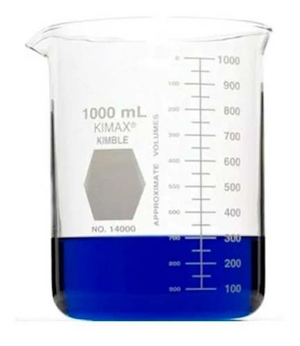 Vaso De Precipitado, Beaker, Vidrio, Forma Baja, 1000 Ml - 1