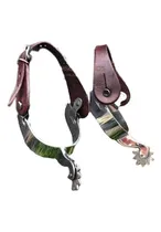 Comprar Espora Inox Quarto De Milha Cutucadeira Com Correia De Couro