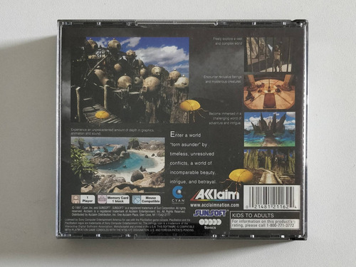 Game (riven) Playstation Ps1 Original (Usado)