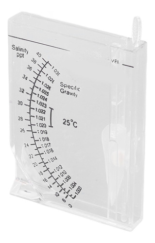 Hidrómetro De Agua Salada De Vidrio Para Acuario Probador De