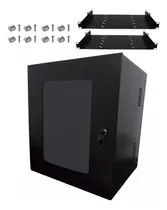 Comprar Mini Rack 12u X 400mm 19 Pol Max Eletron Com 2 Bandeja