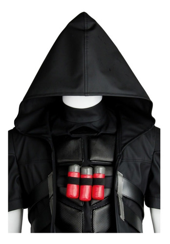 Overwatch Reaper Cosplay Chaleco Chaqueta Ropa Hombres 