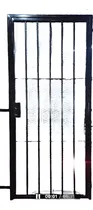 Comprar Puerta Reja Redonda Aberturas Viamonte 85x200 Cm No Malla