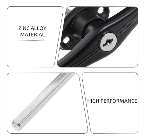 Lock Tailed T -handle Para Puertas De Garaje: Mecanismo De B