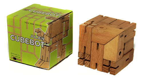 Cubebot Puzzle Julien For Areaware Juegos Matemáticos